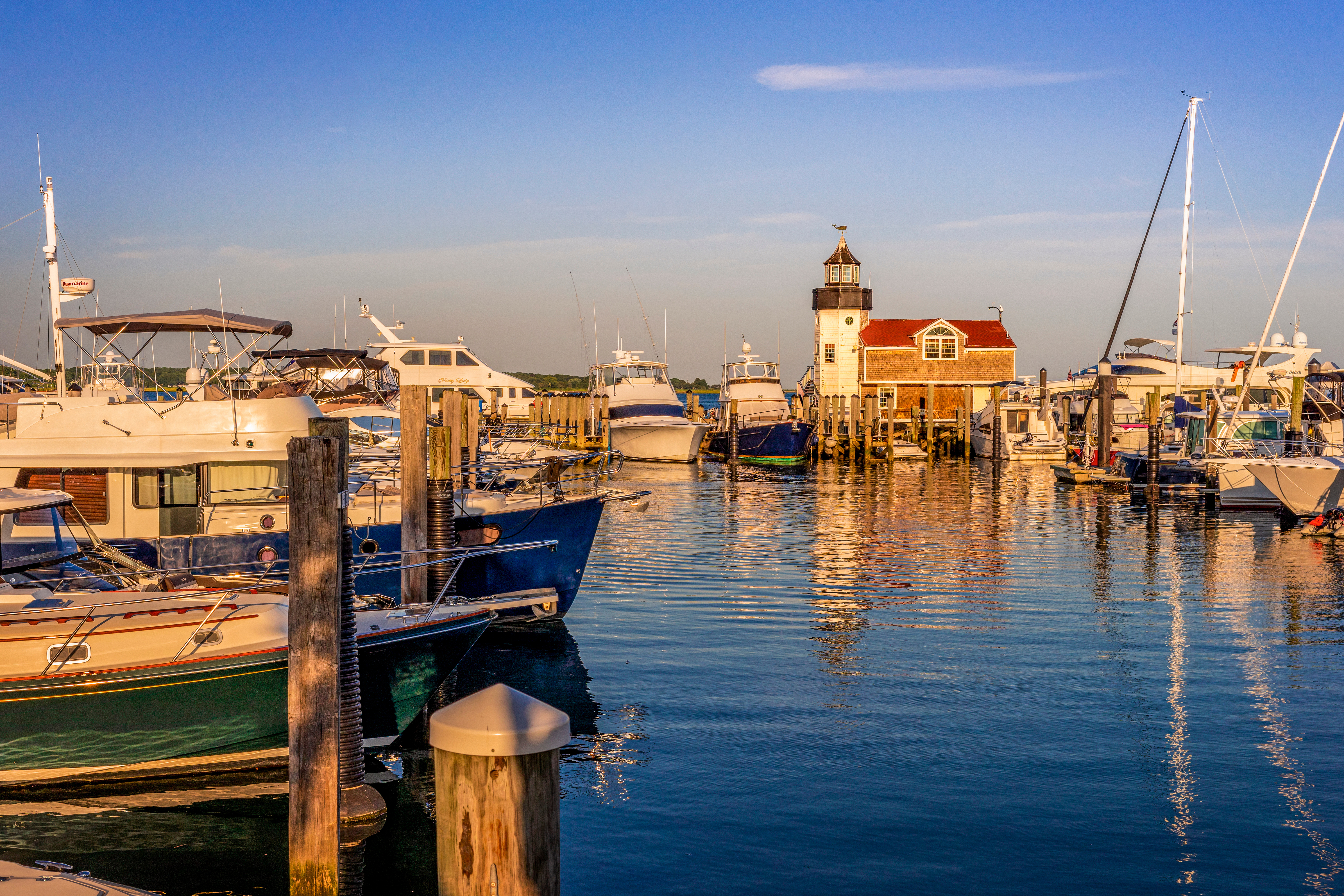 Waterford, CT — harbor with lighthouse